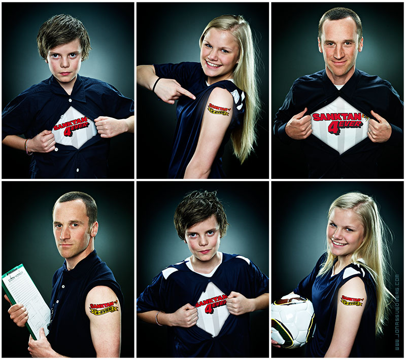 Ad Campaign for Expressen, Portraits by Photographer Jonas Svedberg. Reklam, porträtt fotograferat för Expressen